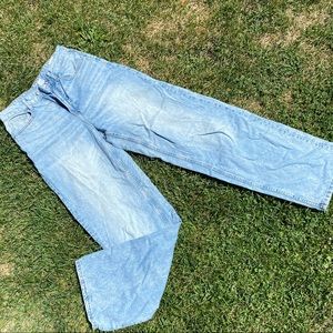 Wide leg jeans